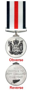 THE NEW ZEALAND SERVICE MEDAL 1946-49