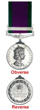 THE GENERAL SERVICE MEDAL - 1962