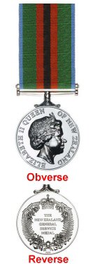 THE NEW ZEALAND GENERAL SERVICE MEDAL 2002 (AFGHANISTAN)