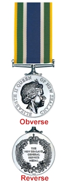 THE NEW ZEALAND GENERAL SERVICE MEDAL (GREATER MIDDLE EAST)