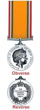 THE NEW ZEALAND GENERAL SERVICE MEDAL (IRAQ 2015)