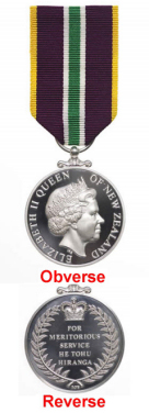 THE NEW ZEALAND DEFENCE MERITORIOUS SERVICE MEDAL