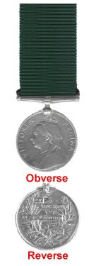 THE VOLUNTEER LONG SERVICE MEDAL