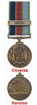 THE NEW ZEALAND DEFENCE SERVICE MEDAL