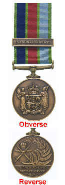 THE NEW ZEALAND DEFENCE SERVICE MEDAL