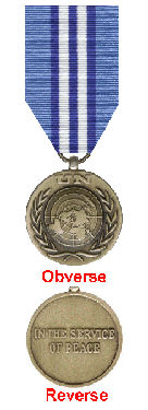 THE UNITED NATIONS MEDAL (UNMIS)