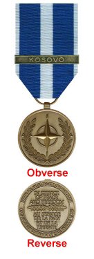 THE NORTH ATLANTIC TREATY ORGANISATION MEDAL FOR KOSOVO