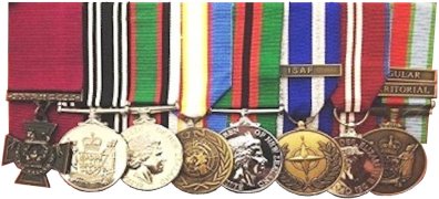 Bill Apiata's Medals
